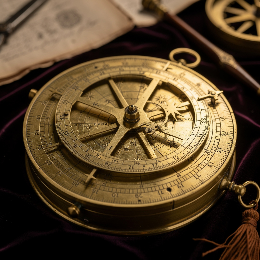 A medieval astrolabe with accurate rete, tympan, and engrave