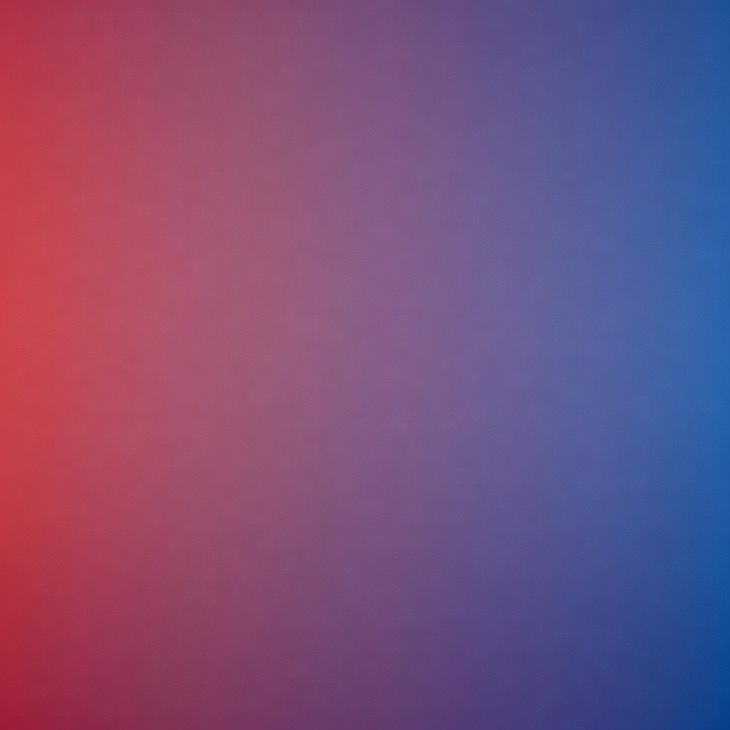 A smooth gradient on a wall going from #FF0000 (red) on the 