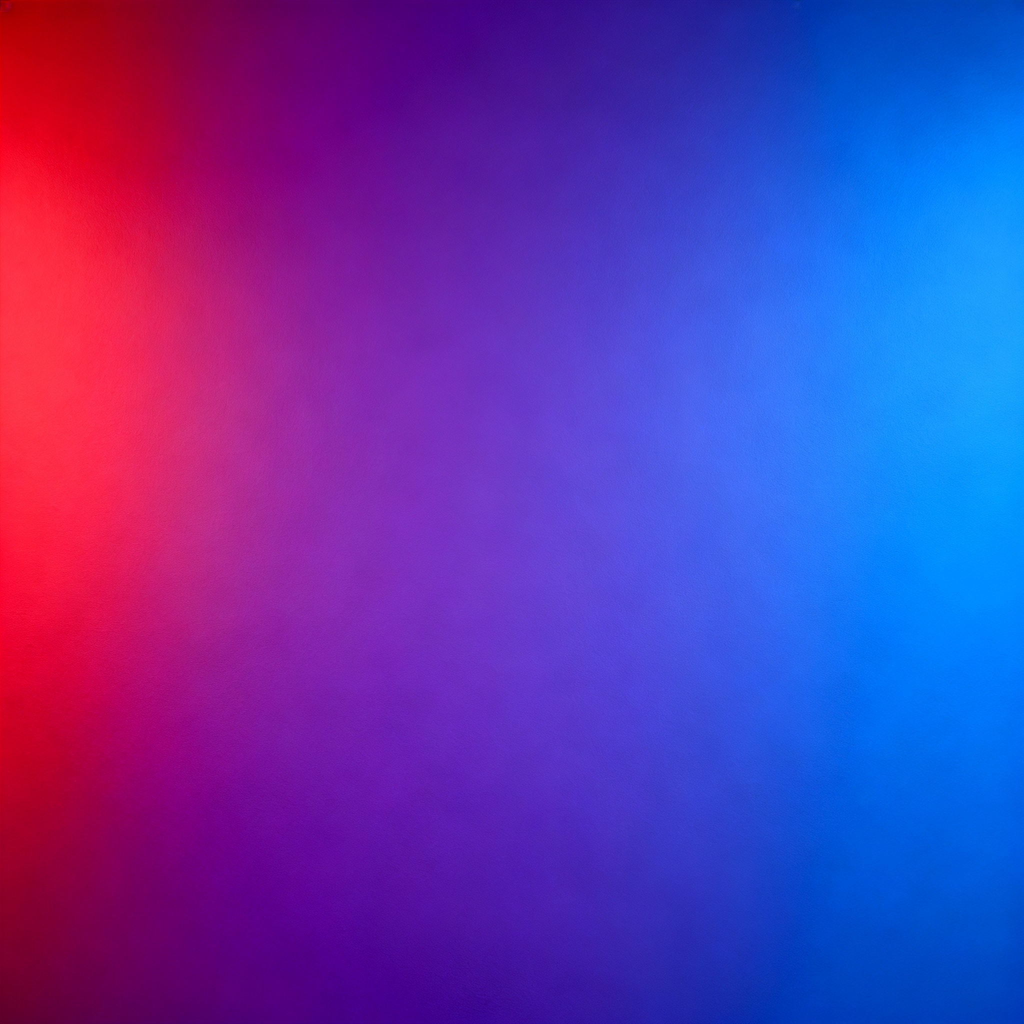 A smooth gradient on a wall going from #FF0000 (red) on the 