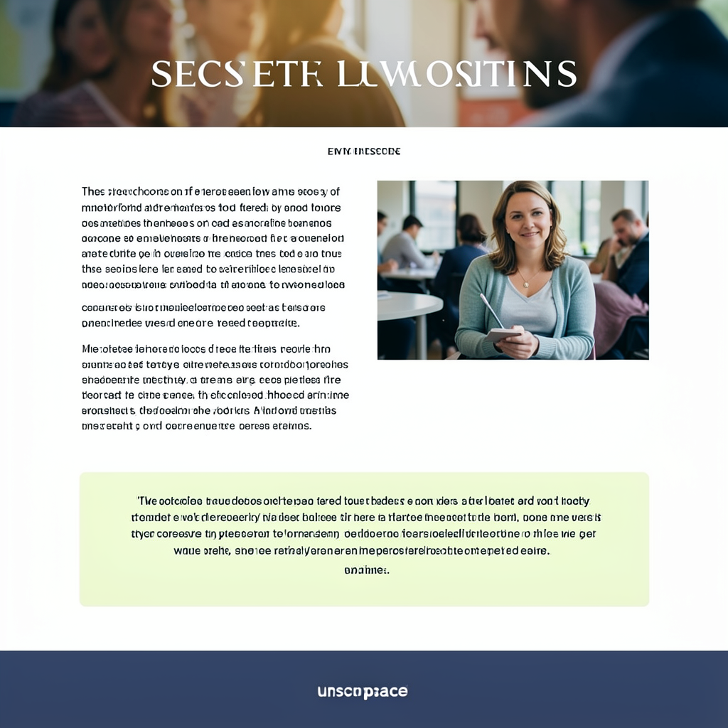 A newsletter layout with a banner image header, a two-column