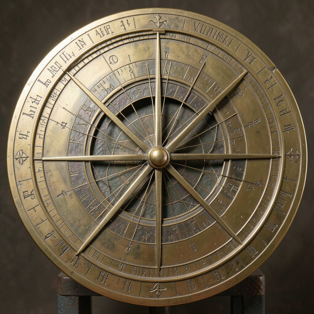 A medieval astrolabe with accurate rete, tympan, and engrave