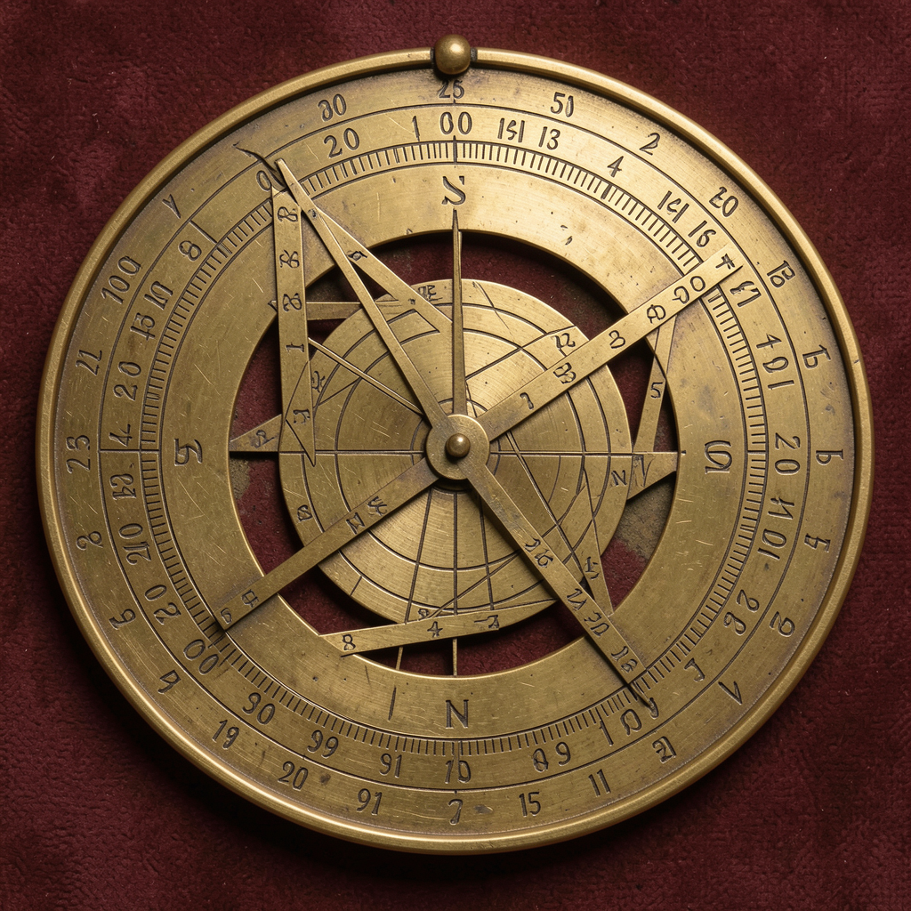 A medieval astrolabe with accurate rete, tympan, and engrave