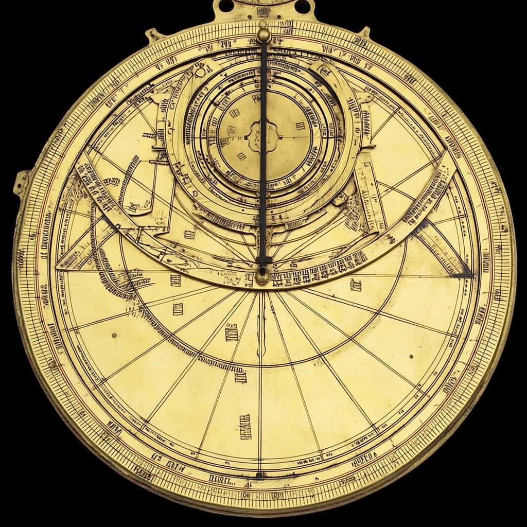 A medieval astrolabe with accurate rete, tympan, and engrave