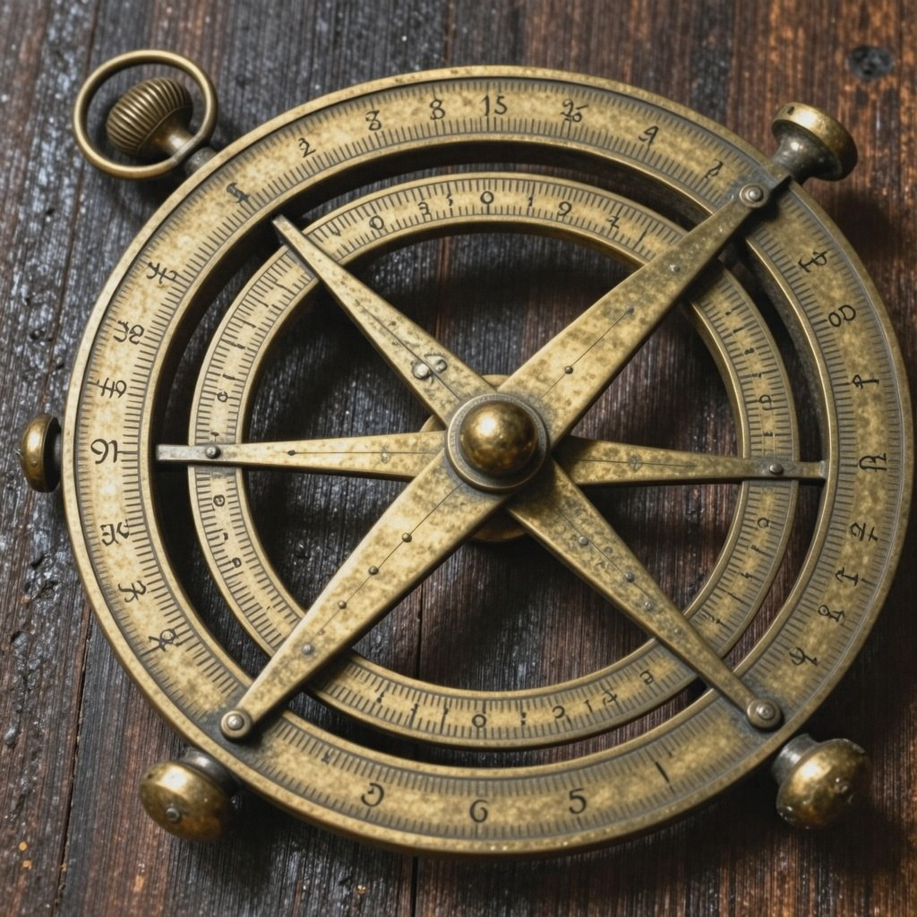 A medieval astrolabe with accurate rete, tympan, and engrave