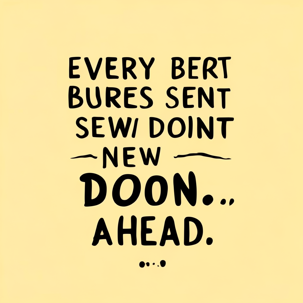 'Every sunset brings a new dawn ahead' written neatly on a p