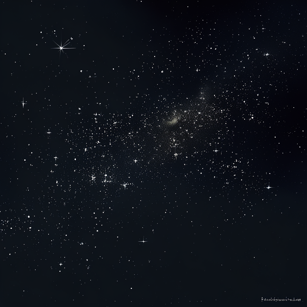 'Stars shine brightest in the dark night' displayed on a cle